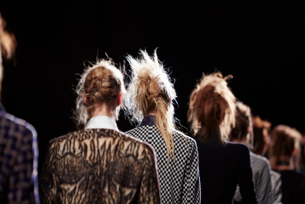 Fashion Calendar,Haider Ackermann backstage at Paris Fashion Week Fall Winter Collection 2015.