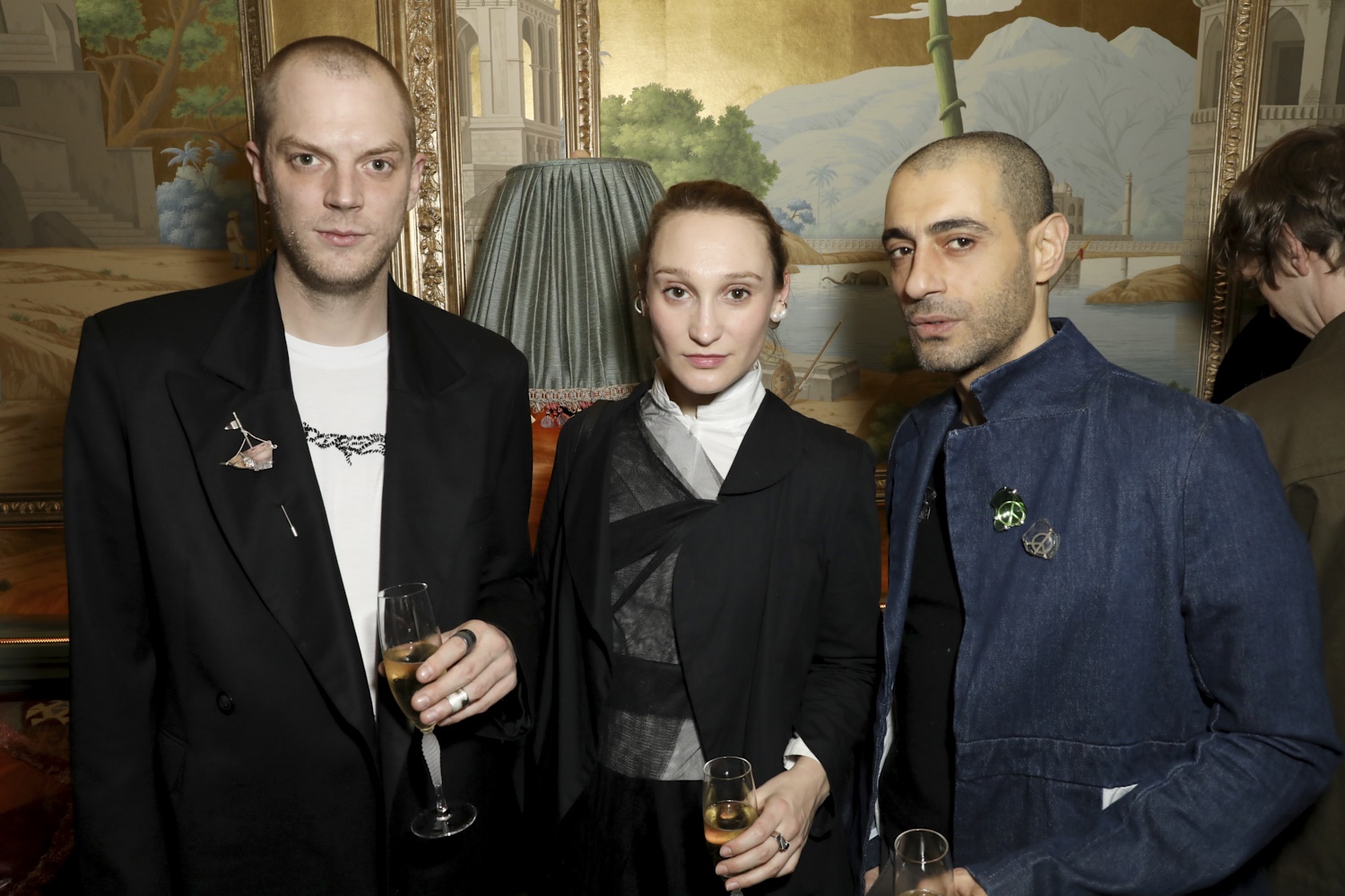 Per Gotesson, Phoebe English at the BFC/CG Designer Menswear Fundsupported by JD.com