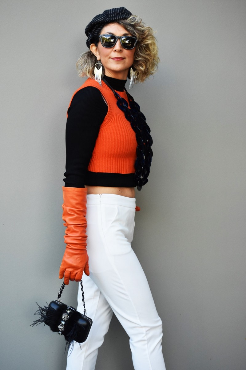 Fashion Trends Spring 2021, slim-fit trouser street style by Omar Mansoor SS21,Minaudiere bag trends, Minaudiere bag, fashion leather gloves