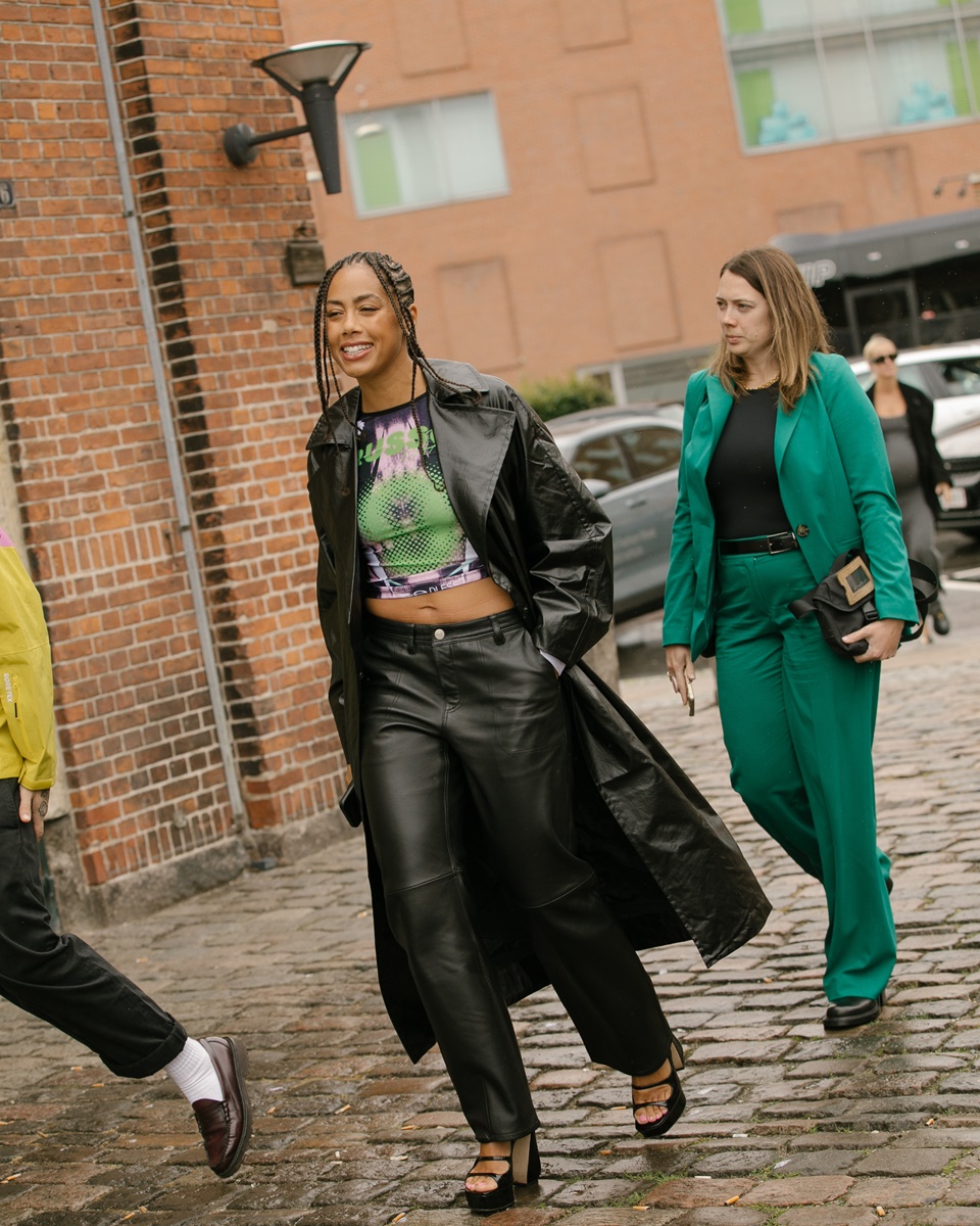 Urban style clothing best trend for Copenhagen Fashion Week street style 2023.