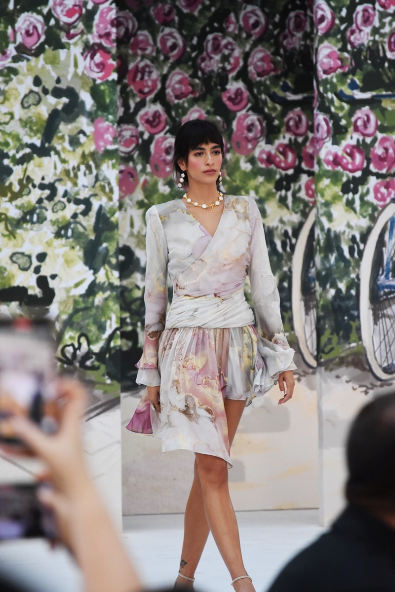Paul Costelloe fashion show Spring/Summer 2024 "IL GIARDINO" during the London Fashion Week September 2023 at the Royal Horticultural Halls, Lindley Hall.