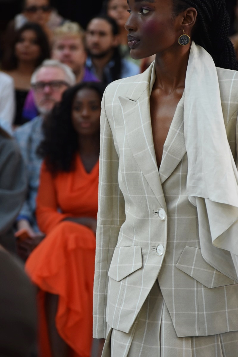 Paul Costelloe jackets, Spring/Summer 2024 during the London Fashion Week September 2023 at the Royal Horticultural Halls, Lindley Hall.