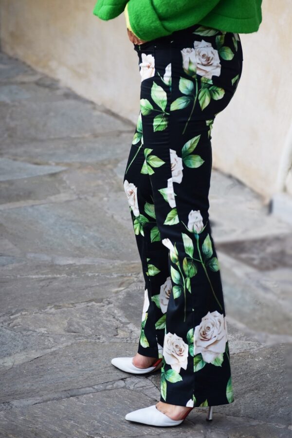 Luxe Floral Printed Trousers