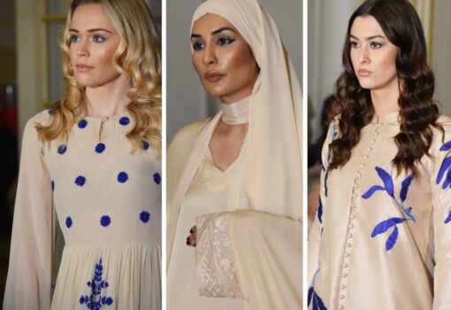 Paris Haute Couture Week, Culture To Couture Couture Show of Omar Mansoor, Kaarvan Crafts at the Embassy of Pakistan in Paris.