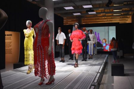 British Fashion Council and Copenhagen Fashion Week 2025 are Pioneering a Sustainable Future, BFC NEWGEN exhibition during the London Fashion Week 2024.