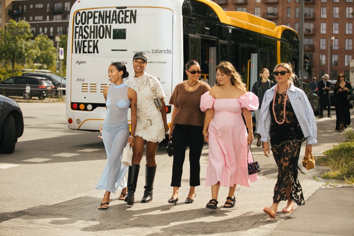 British Fashion Council and Copenhagen Fashion Week 2025 are Pioneering a Sustainable Future, BFC NEWGEN exhibition during the London Fashion Week 2024.