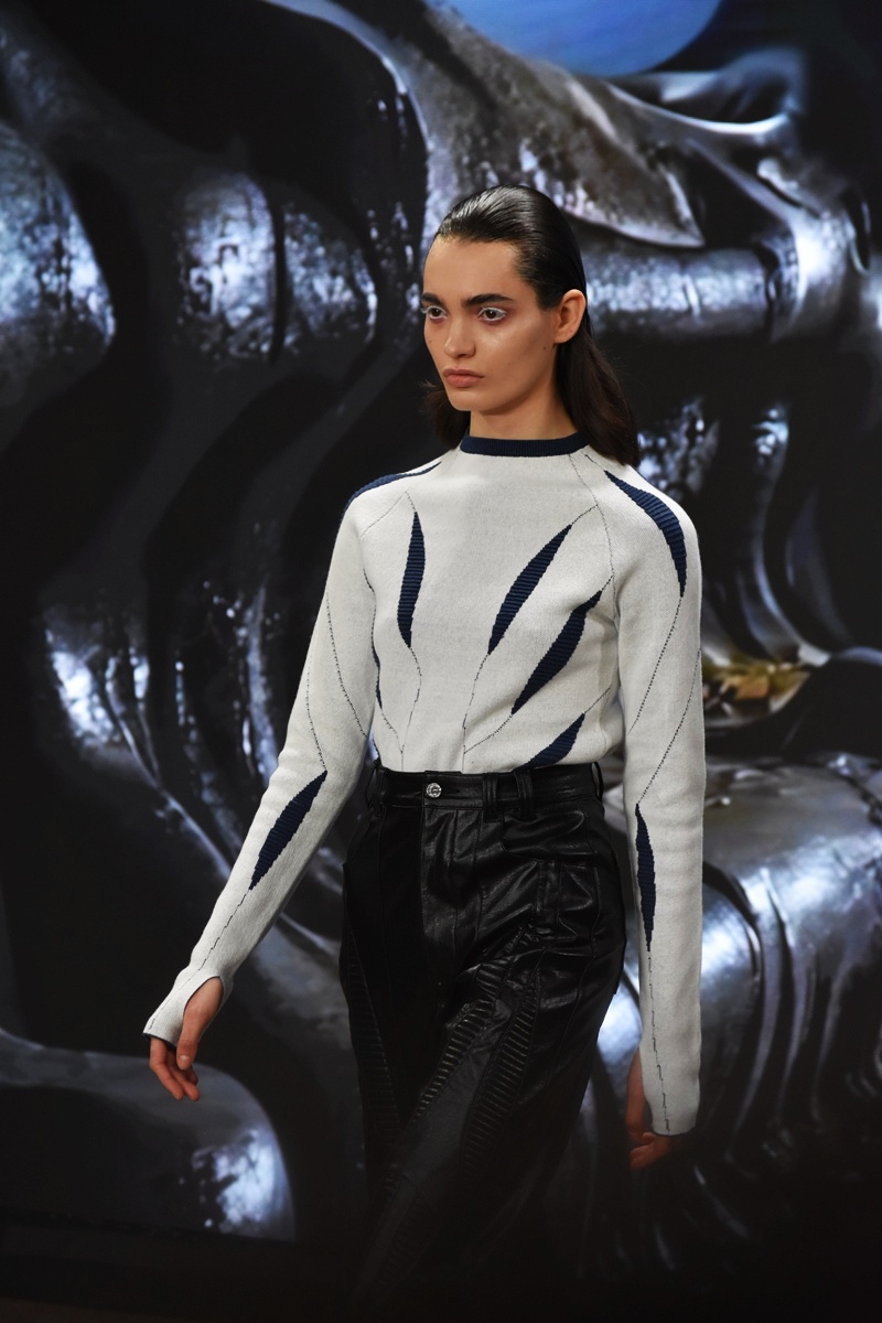 Hong Kong Fashion show, Angus Tsui at London Fashion Week 2025 by Fashion Scout London, Think-Feel-Discover catwalk photography.