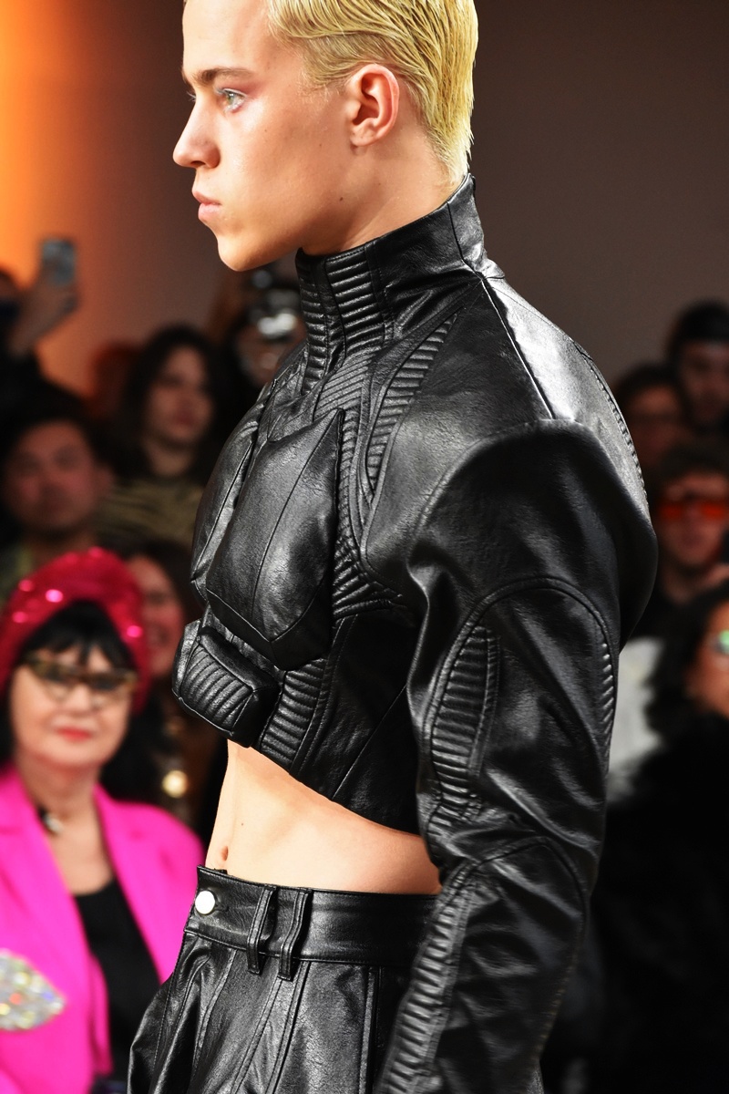 Hong Kong Fashion show, Angus Tsui at London Fashion Week 2025 by Fashion Scout London, Think-Feel-Discover catwalk photography.