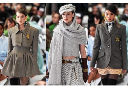 Paul Costelloe London Fashion Week, Autumn/Winter 2025 catwalk show at the Waldorf Aldwych London.