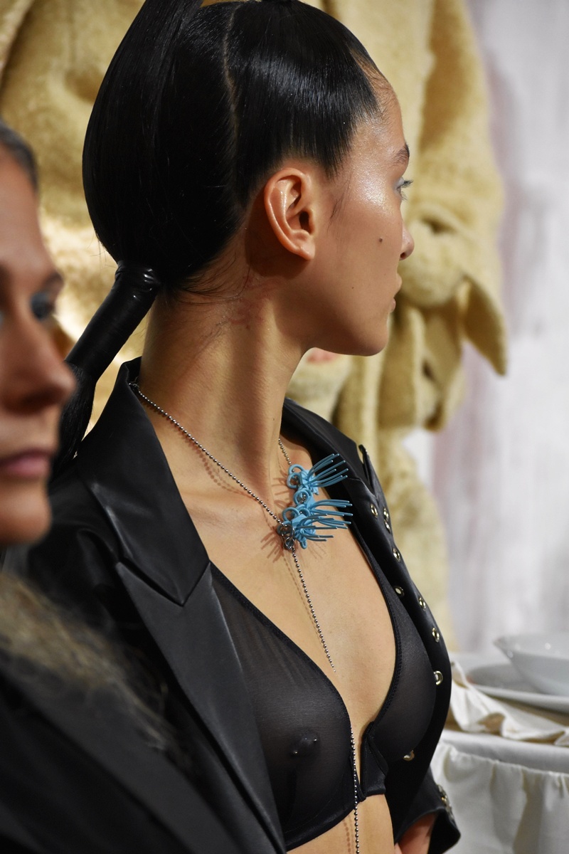 Ray Chu AW25 presentation at the London Fashion Week February 2025, photo by Think-Feel-Discover.com