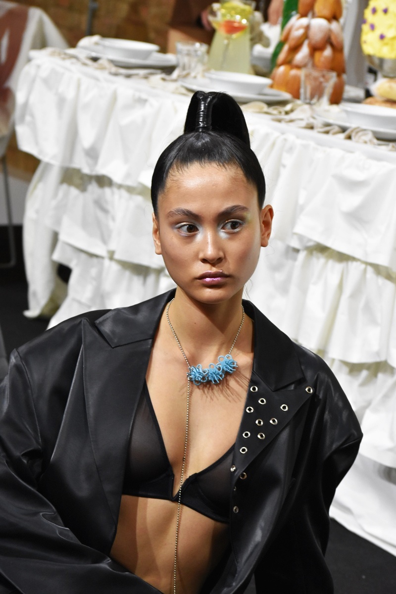 Ray Chu AW25 presentation at the London Fashion Week February 2025, photo by Think-Feel-Discover.com