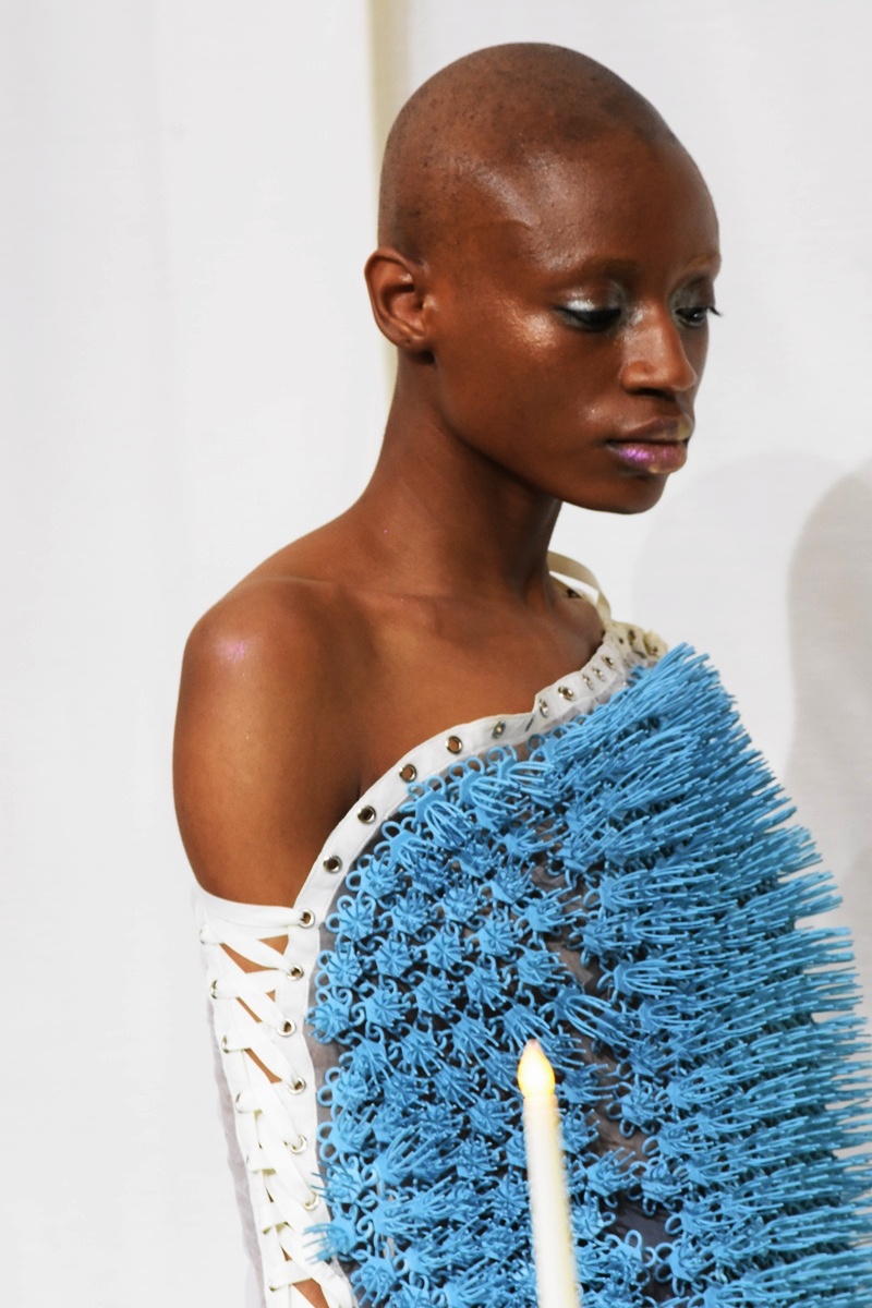 Ray Chu AW25 presentation at the London Fashion Week February 2025, photo by Think-Feel-Discover.com