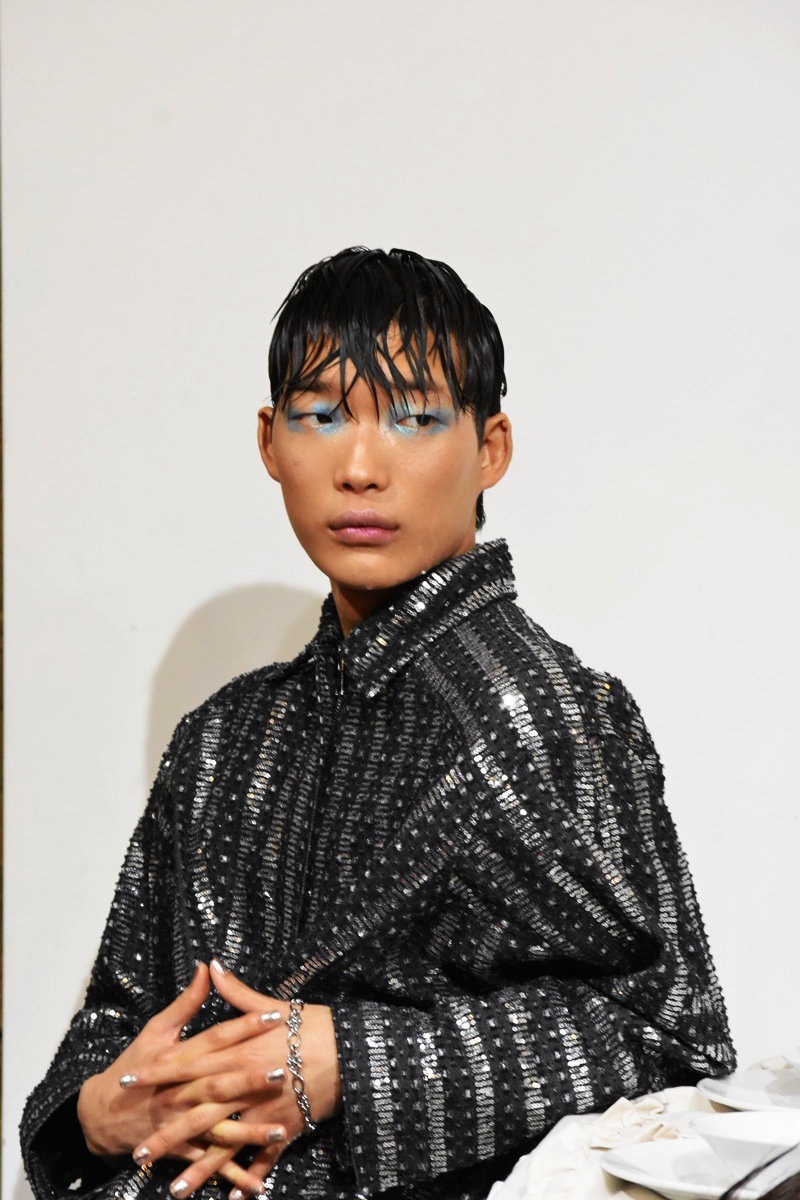 Ray Chu AW25 presentation at the London Fashion Week February 2025, photo by Think-Feel-Discover.com