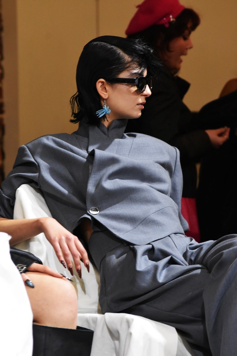 Ray Chu AW25 presentation at the London Fashion Week February 2025, photo by Think-Feel-Discover.com