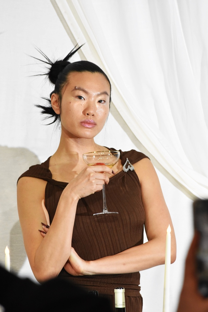 Ray Chu AW25 presentation at the London Fashion Week February 2025, photo by Think-Feel-Discover.com