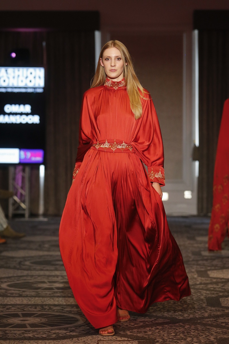 Meluhas Collection by Omar Mansoor, fashion show during the London Fashion Week