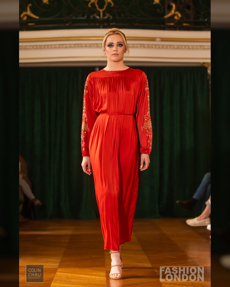 Meluhas Collection fashion show by Omar Mansoor at the Embassy of Pakistan in Paris for his Paris Fashion Week event.