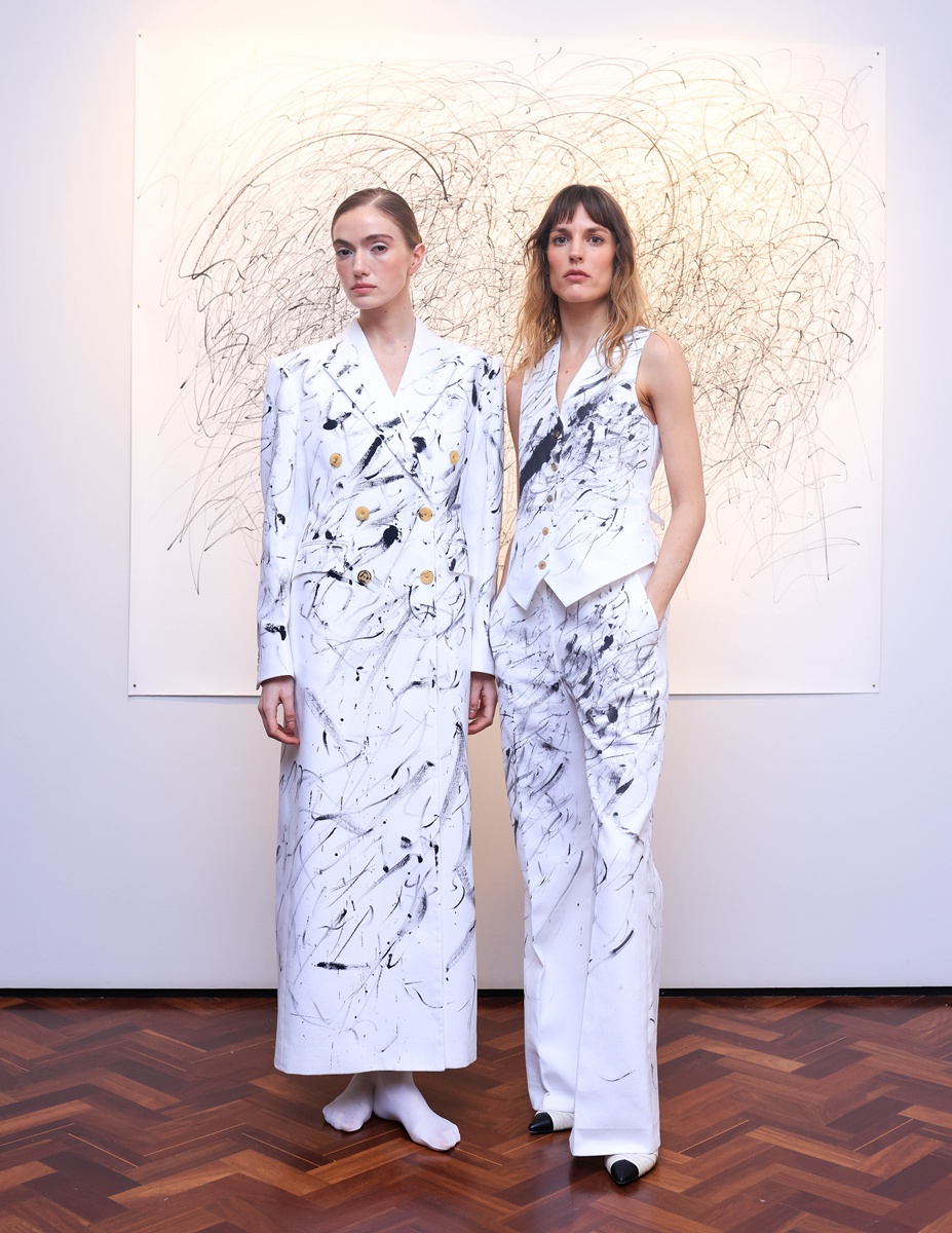 Savile Row tailors UK during the London Fashion Week February 2025