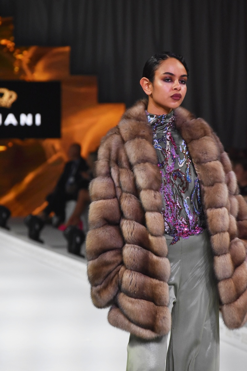 CASIANI, catwalk photo, fashion Gala at the celebration of 50 years Kastoria International Fur Fair 2025.