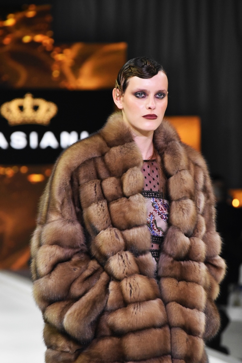 CASIANI, catwalk photo, fashion Gala at the celebration of 50 years Kastoria International Fur Fair 2025.