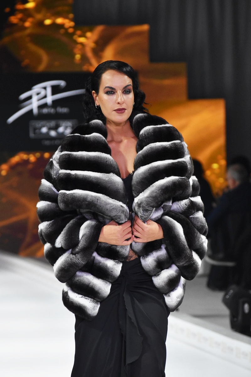 PT FURS, catwalk photo, fashion Gala at the celebration of 50 years Kastoria International Fur Fair 2025.