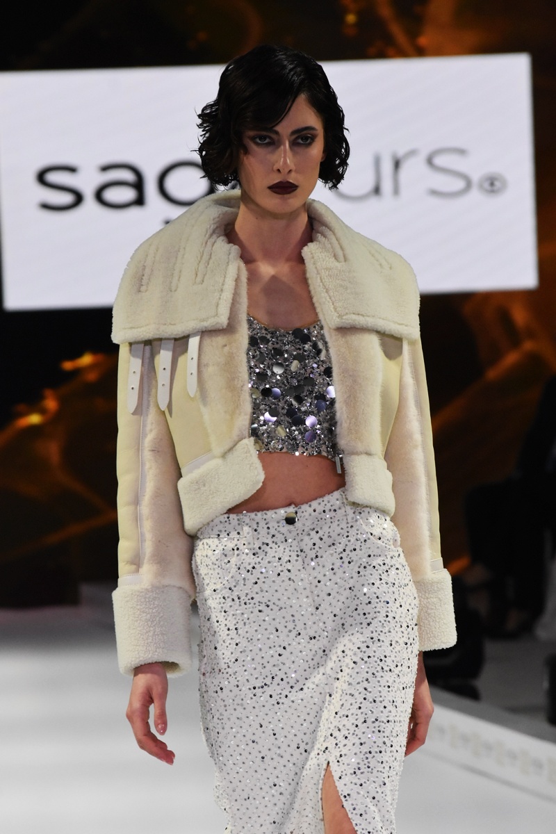 SAGA Furs at the Kastoria Greece Fur 2025, catwalk photo at the Fashion Gala.
