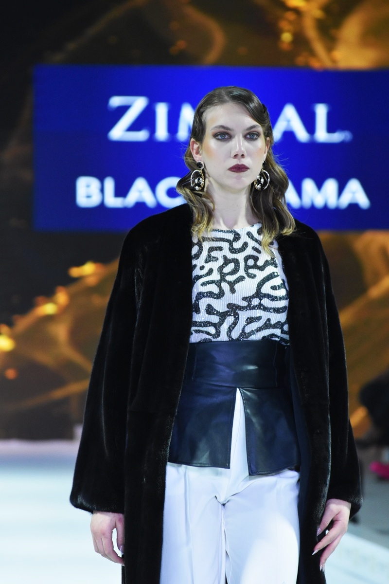 ZIMBAL MINK - BLACKGLAMA, fashion Gala catwalk at the Kastoria Fur Fair 2025