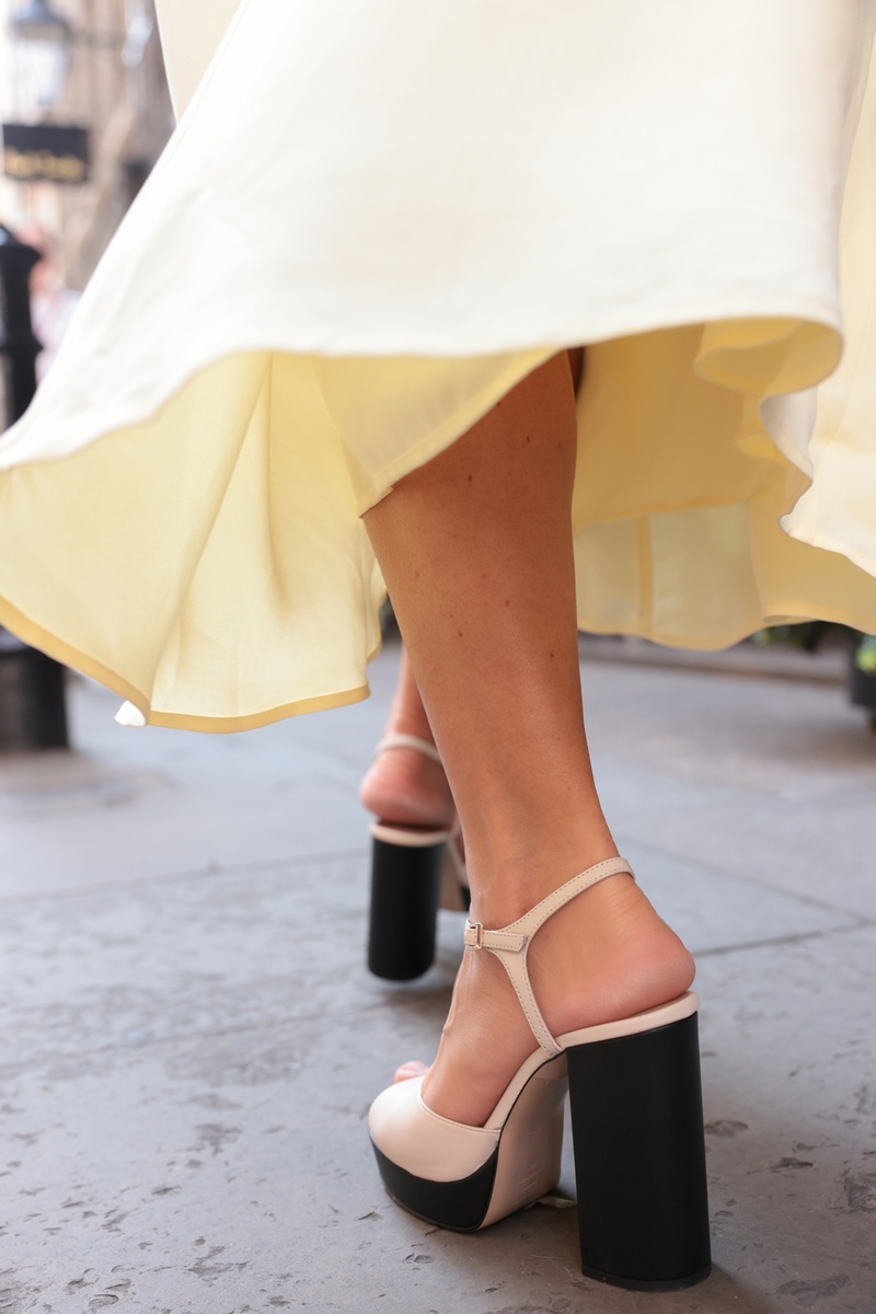 Royal Ascot Platform Mary Jane 2025 by LK Bennette London Collection, street style photography by Chrysanthi Kosmatou, Think-Feel-Discover.com, accredited press Royal Ascot 2025