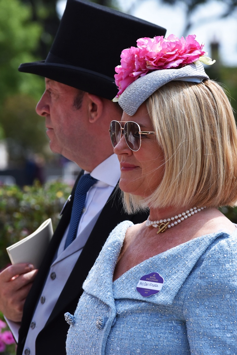 Royal Ascot hats 2025, Day 1, Ascot photos by Chrysanthi Kosmatou, Think-Feel-Discover.com accredited press of Royal Ascot 2025.