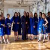 Paris Couture Week 2025, Omar Mansoor Lapis Lazuli Couture SS26 collection, fashion show in Paris.