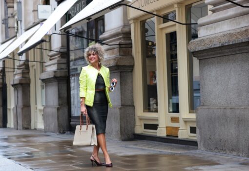 Milan Fashion Week Street Style 2025 of Tina Kotsoni Jewellery by Think-Feel-Discover.com