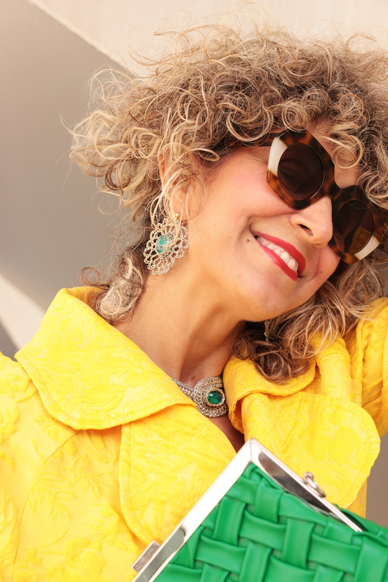Handcrafted Jewellery by Vasso Galati, London Fashion Week Street Style 2025 by Chrysanthi Kosmatou fashion editor of Think-Feel-Discover.com