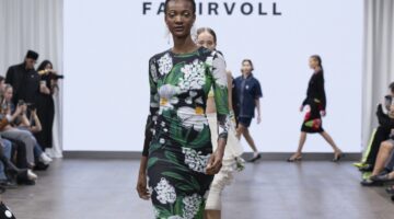 Fam Irvoll fashion show during the London Fashion Week September 2025 by Fashion Scout London and Black Pr