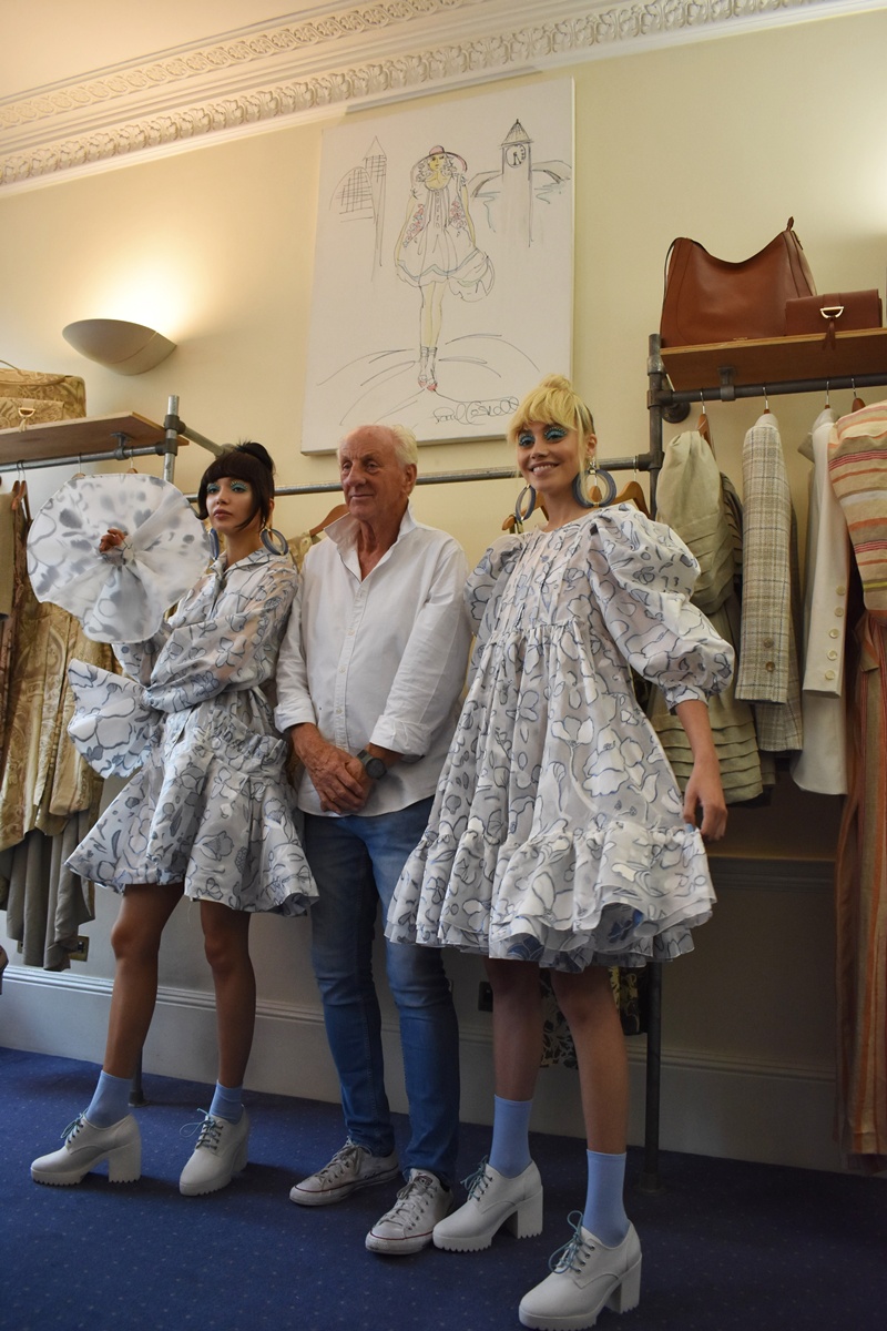Paul Costelloe at his London Fashion Week September 2021 presentation