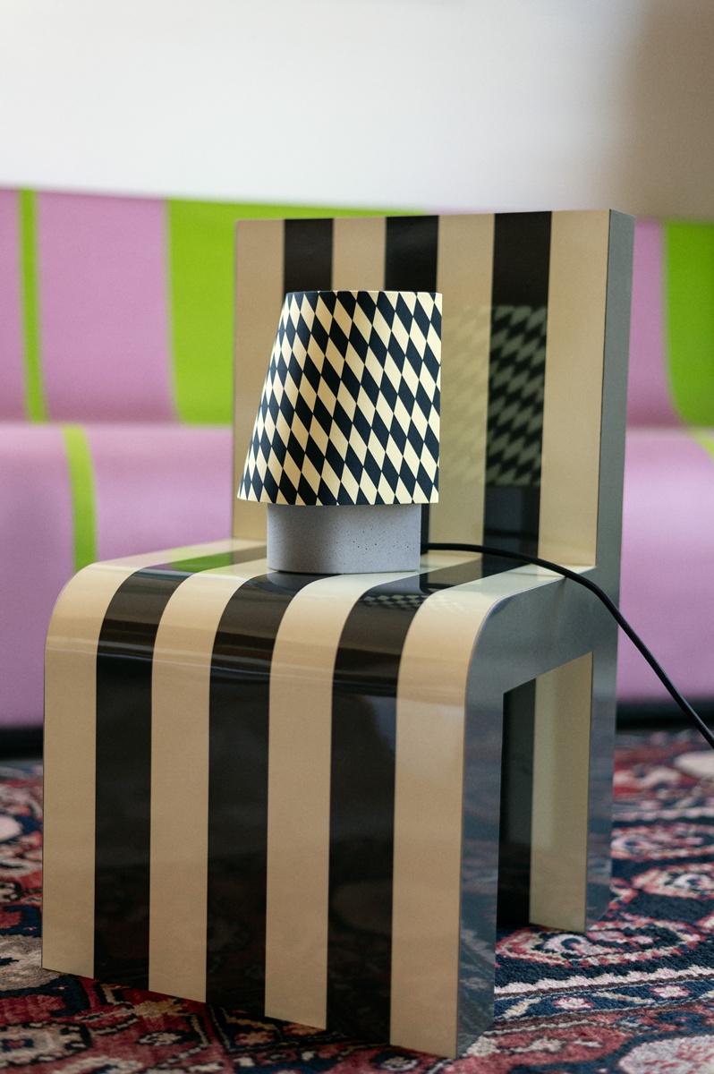 SERVOMUTO lighting collaboration with Arthur Arbesser at Milan Fashion Week 2025