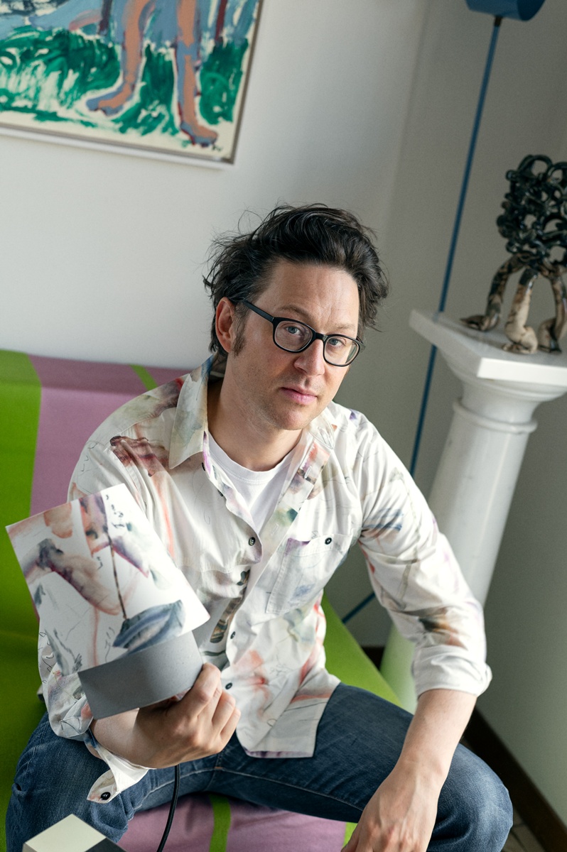 SERVOMUTO lighting collaboration with Arthur Arbesser at Milan Fashion Week 2025