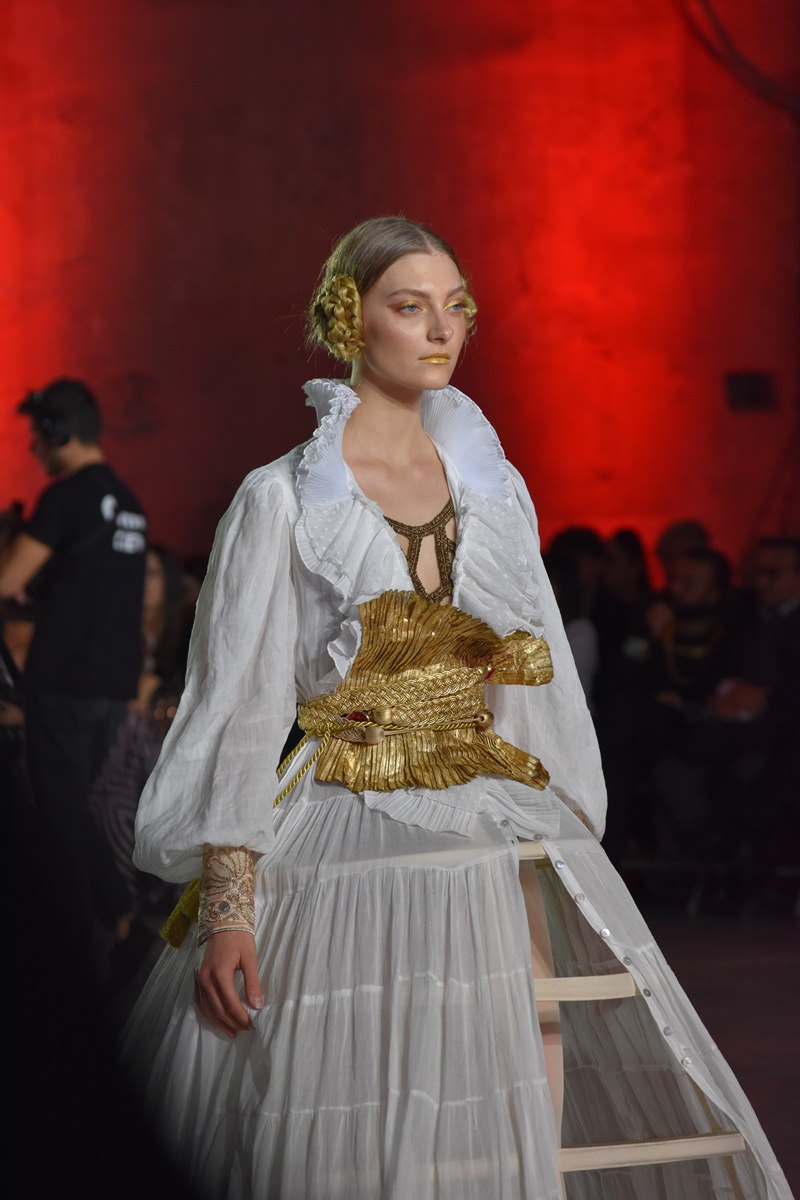 Dassios fashion show during the Athens Fashion Week 11-17 November 2025 at Kapnergostasio, Athens, Greece.