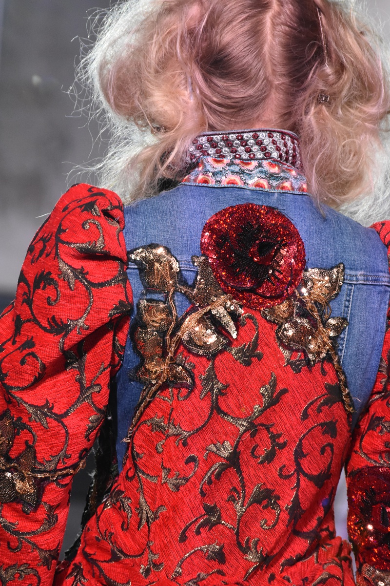 Dimitris Dassios collection at AFW37 fashion show at Kapnergostasio, Athens Greece.