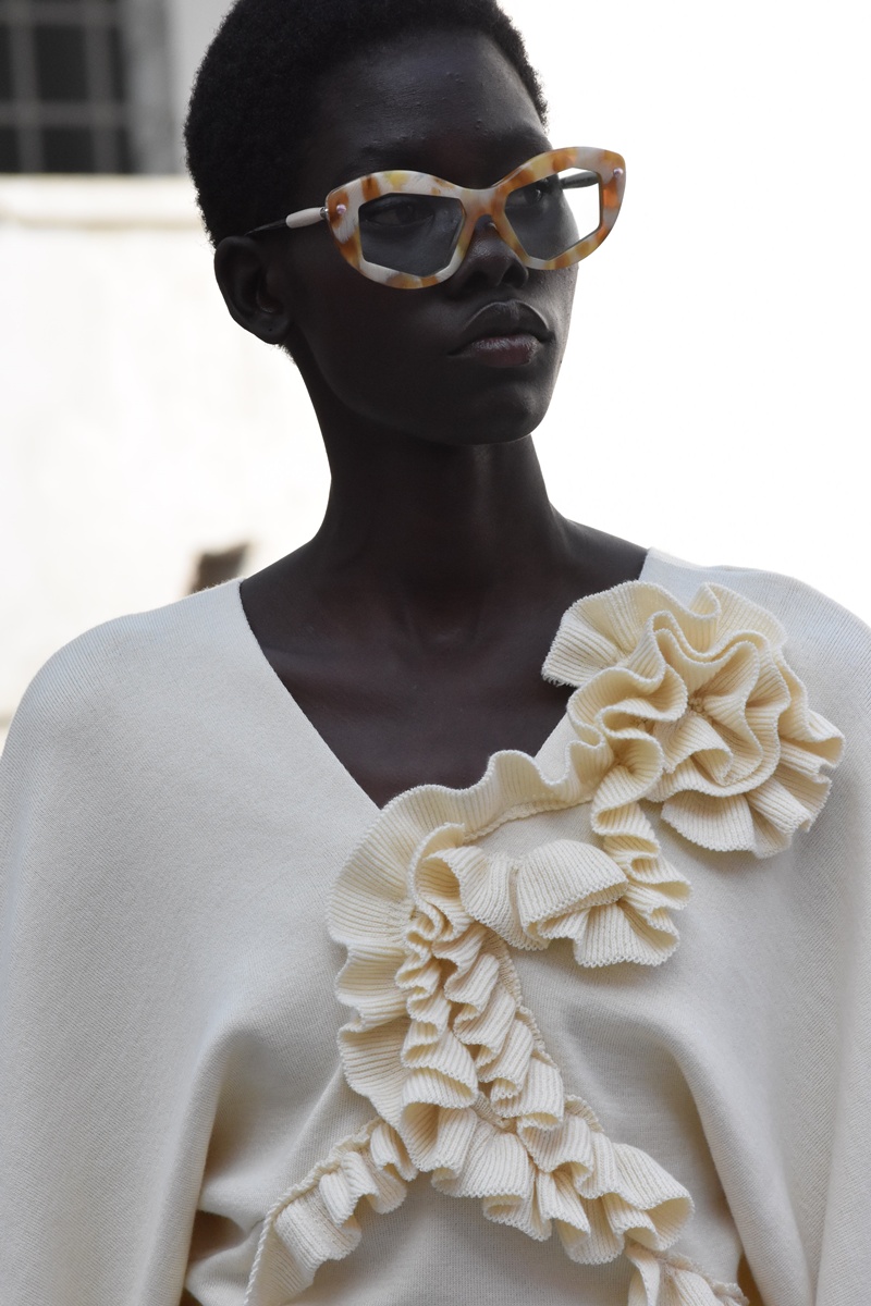 Ioanna Kourbela fashion show during the Official Fashion Week in Athens, Greece.