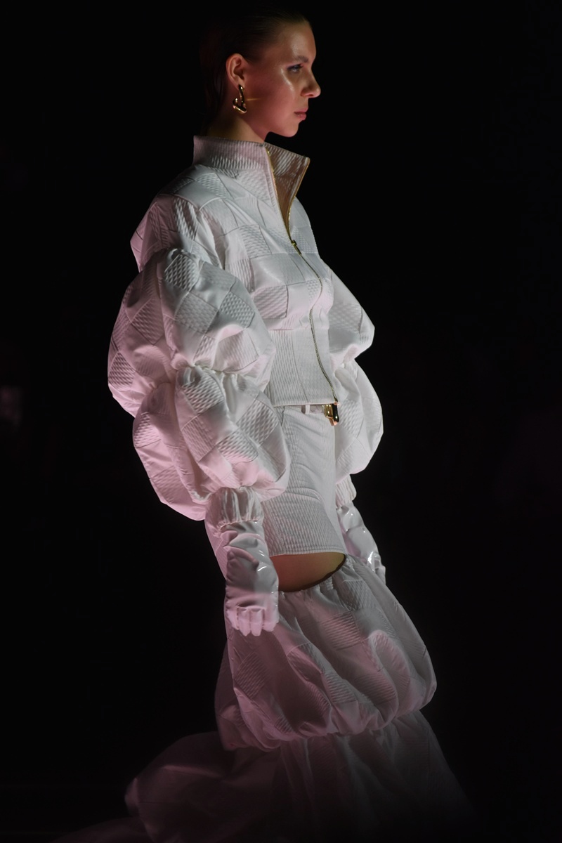 Paris Valtadoros Collection at AFW37 fashion show in Athens, Greece.