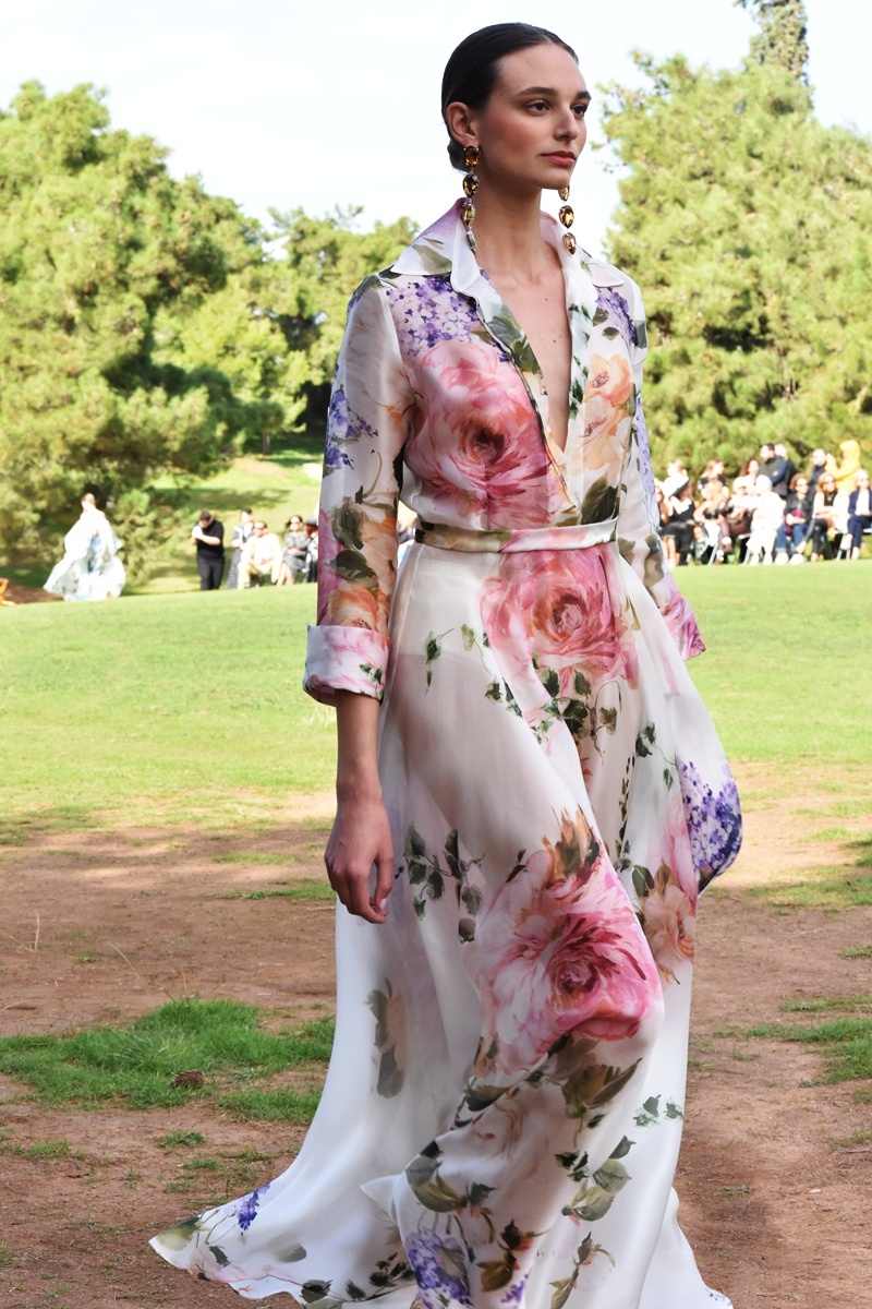 Vassilis Zoulias fashion show during the Official Fashion Week in Athens, Greece.