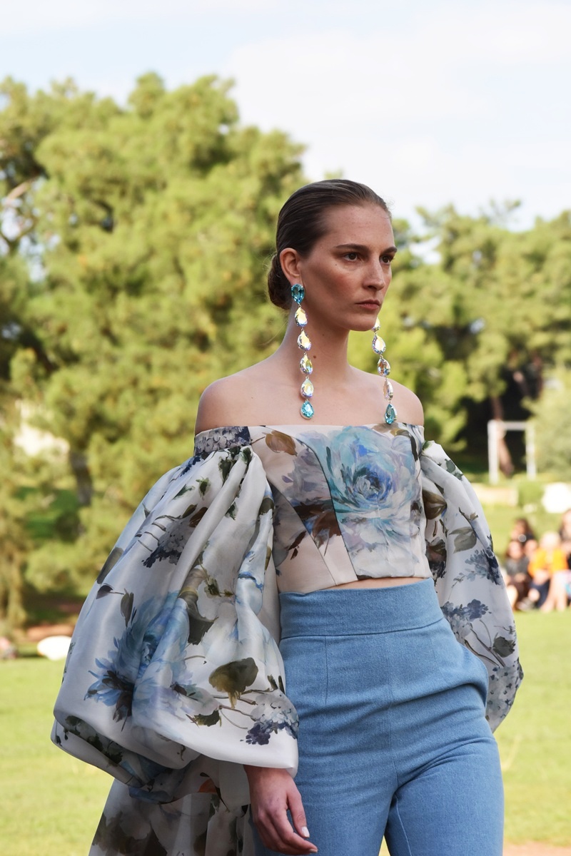 Vassilis Zoulias' fashion show during Athens Fashion Week at Golf Glyfada, Athens.