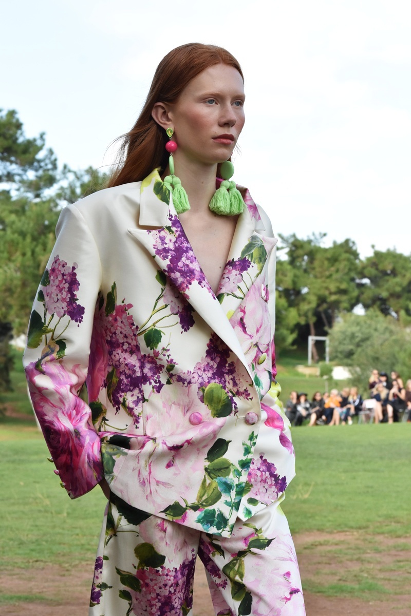 Vassilis Zoulias' fashion show during Athens Fashion Week at Golf Glyfada, Athens.