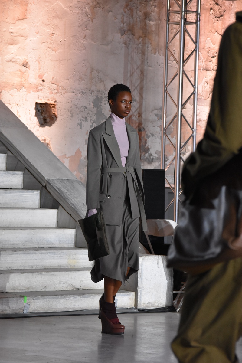 Yiorgos Eleftheriades fashion show during the Athens Fashion Week, 11-17 November 2025, at Kapnergostasio, Athens, Greece.