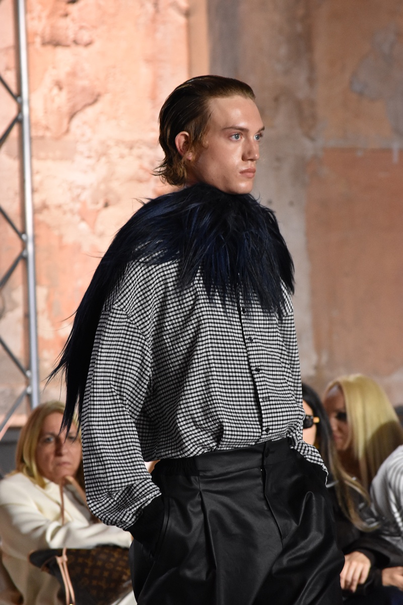 Yiorgos Eleftheriades fashion show during the Athens Fashion Week, 11-17 November 2025, at Kapnergostasio, Athens, Greece.