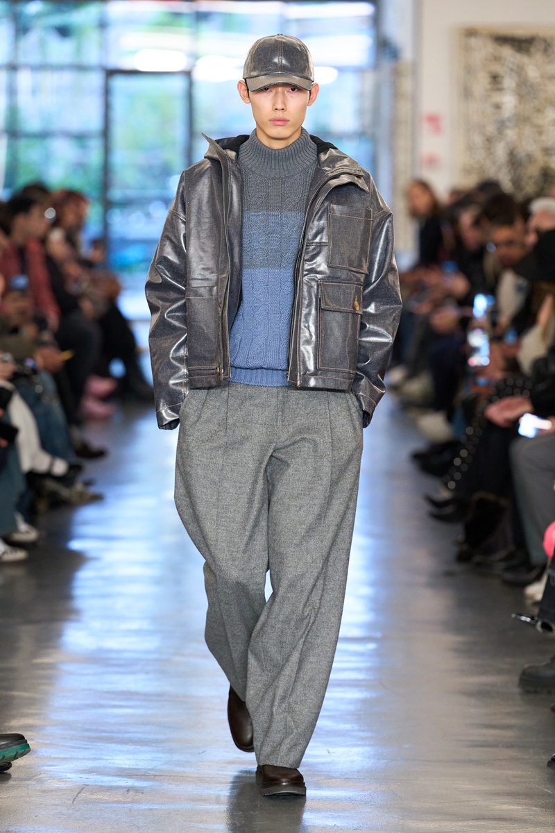 Denim shades, David Catalan Fall Winter 2026 fashion show at Milan Fashion Week 16-20 January 2026.