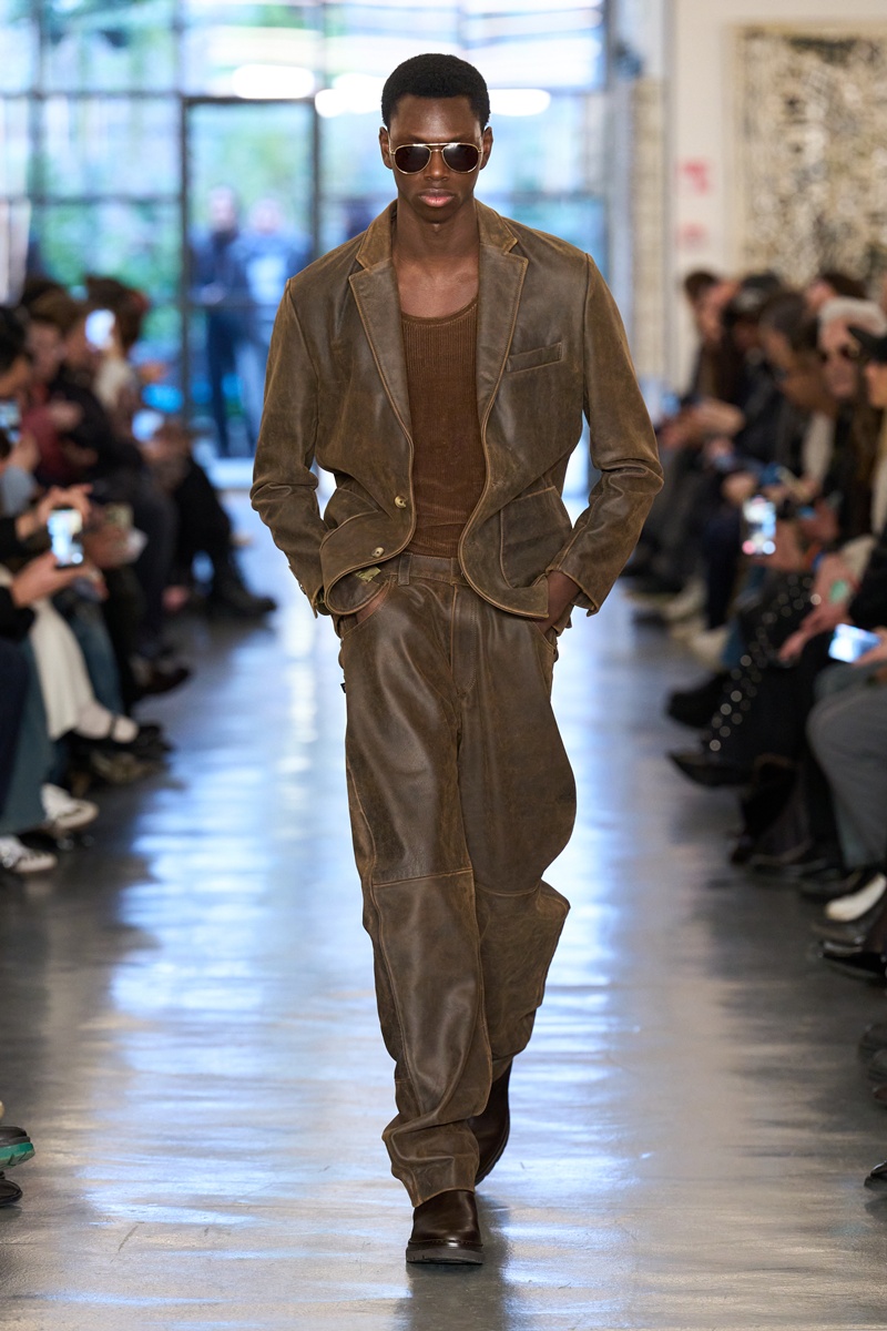 Leather, "ASSEMBLED" David Catalan's Fall/Winter 2026 collection during the Milan Fashion Week Men's, 16-20 January 2026.