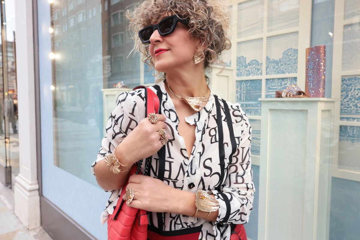  Tina Kotsoni OSTREA handmade jewellery collection at London Fashion Week, February 2026.