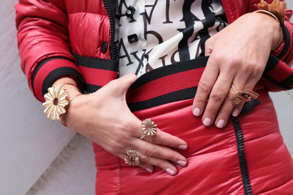 Latest Trends in Jewellery with Tina Kotsoni OSTREA collection at London Fashion Week, February 2026.