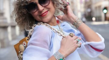 Handcrafted jewelry by Vasso Galati at London Fashion Week, February 2026